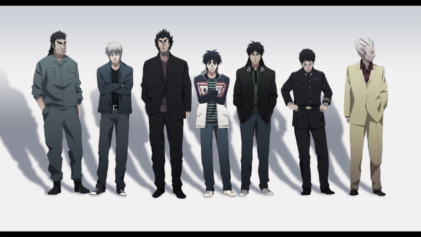 6+boys akagi akagi:_yami_ni_oritatta_tensai akagi_shigeru bad_id bad_pixiv_id budou_jelly buraiden_gai creator_connection fukumoto_mahjong ghost_in_the_shell ghost_in_the_shell_lineup ghost_in_the_shell:_stand_alone_complex gin_to_kin highres hirai_ginji itou_kaiji kaiji kudou_gai kurosawa_(saikyou_densetsu_kurosawa) letterboxed lineup male_focus multiple_boys parody saikyou_densetsu_kurosawa ten ten_(manga) ten_takashi tobaku_haouden_zero ukai_zero