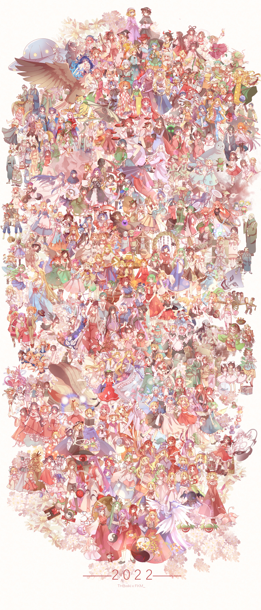 2022 6+boys 6+girls :3 absolutely_everyone absurdly_long_hair absurdres ahoge aki_minoriko aki_shizuha alcohol alice_margatroid alice_margatroid_(pc-98) alternative_facts_in_eastern_utopia amaterasu_(mythology) ame_no_uzume american_flag angel_wings animal animal_ears animal_hat animal_on_head anniversary antennae anxious_moustached_villager_(touhou) apron armor asakura_rikako ascot asymmetrical_clothes asymmetrical_wings bag bakebake_(touhou) bakedanuki_(touhou) bald bandages bandana bare_shoulders bat_wings beard beer beerko belt beret bird birdcage biwa_lute black_hair black_headwear black_shirt blonde_hair blonde_makai_resident_(touhou) blonde_oekaki_girl_(touhou) blonde_shrine_maiden_from_a_future_era_(touhou) blue_eyes blue_hair blue_shirt blue_wings blunt_bangs blush_stickers book bottle bow bow_(weapon) bowl bowl_hat bowtie braid branch breasts brown_eyes brown_hair brown_headwear brown_jacket brown_shorts brown_wings bucket newsboy_cap cage cage_in_lunatic_runagate camouflage camouflage_headwear camouflage_skirt cape capelet cat cat_ears cat_tail cellphone chain checkered_clothes checkered_shirt chen chick chicken chupacabra cirno clam cleaning_maid_(touhou) cleavage cloak clock clothes_writing clownpiece cow_ears cow_horns cowboy_hat crescent crescent_hair_ornament crescent_hat_ornament crowd cuffs cup curiosities_of_lotus_asia daiyousei demon_wings detached_sleeves dolls_in_pseudo_paradise doremy_sweet double_bun double_dealing_character dragon dragon_horns dragon_tail dress dress_shirt drill_hair dual_persona dual_wielding eagle eagle_spirit_(touhou) eastern_and_little_nature_deity ebisu_eika elis_(touhou) ellen_(touhou) elly_(touhou) embodiment_of_scarlet_devil enenra eternity_larva everyone evil_dragon_(touhou) evil_eye_sigma extra eyeball facial_hair fairy fairy_maid_(touhou) fairy_wings feathered_wings fingernails fins fish fishing_rod flandre_scarlet flat_cap flower flower_tank_(touhou) food forbidden_scrollery fortune_teller_(touhou) fox fox_ears fox_tail frilled_apron frilled_bow frilled_dress frills frog frog_hair_ornament fruit fujiwara_no_mokou fujiwara_no_mokou_(young) full_body futatsuiwa_mamizou gas_mask gengetsu_(touhou) genjii_(touhou) geta ghost ghostly_field_club girl_who_trained_on_mt._haku_(touhou) glasses gohei goliath_doll gourd goutokuji_mike gradient_hair grapes green_hair green_wings grey_hair hair_bow hair_bun hair_flower hair_ornament hair_over_one_eye hair_rings hair_tubes hakurei_reimu hakurei_reimu_(pc-98) halo hand_fan haniwa_(statue) haniyasushin_keiki hasshaku-sama hat hat_bow hat_ornament hata_no_kokoro head_fins head_wings headband headless headscarf heart heart_of_string hecatia_lapislazuli hidden_star_in_four_seasons hieda_no_akyuu highly_responsive_to_prayers highres hijiri_byakuren hijiri_myouren himekaidou_hatate himemushi_momoyo hinanawi_tenshi hisou_tensoku hitodama hobgoblin_(touhou) holding holding_polearm holding_weapon hong_meiling hood hoop hopeless_masquerade horikawa_raiko horns horse hoshiguma_yuugi hoshiguma_yuugi_(kimono) houjuu_nue hourai_doll hourai_girl_(touhou) houraisan_kaguya houso_(touhou) ibaraki_douji&#039;s_arm ibaraki_douji_(touhou) ibaraki_kasen ibuki_suika ice ice_wings iizunamaru_megumu imaizumi_kagerou immaterial_and_missing_power imperishable_night in_bucket in_container inaba_mob_(touhou) inaba_tewi instrument inubashiri_momiji ishikori-dome izayoi_sakuya izunome jacket jacket_girl_(dipp) japanese_clothes jester_cap jeweled_branch_of_hourai jiangshi jinmenken jizou joutouguu_mayumi junko_(touhou) kaenbyou_rin kagiyama_hina kaku_seiga kamishirasawa_keine kana_anaberal kappa_mob_(touhou) karakasa_obake kasodani_kyouko kawashiro_nitori kazami_yuuka kazami_yuuka_(pc-98) keyboard_(instrument) kicchou_yachie kijin_seija kikuri_(touhou) kimono kine kirisame_marisa kirisame_marisa_(pc-98) kishin_sagume kisume kitashirakawa_chiyuri kitsune koakuma kochiya_sanae komakusa_sannyo komano_aunn komeiji_koishi komeiji_satori konngara_(touhou) konpaku_youki konpaku_youmu konpaku_youmu_(ghost) kotohime_(touhou) kourindou_tengu_costume koutei_(touhou) kudamaki_tsukasa kumoi_ichirin kurodani_yamame kurokoma_saki kurumi_(touhou) kutsutsura label_girl_(dipp) lance large_breasts layla_prismriver leaf legacy_of_lunatic_kingdom letty_whiterock light_purple_hair lily_white little_green_men long_dress long_earlobes long_hair long_sleeves lotus_land_story louise_(touhou) luna_child lunasa_prismriver lute_(instrument) lyrica_prismriver mai_(touhou) maid maid_apron maid_headdress mallet manzairaku maribel_hearn mask matara_okina matenshi_(touhou) medicine_melancholy medium_breasts meira_(touhou) merlin_prismriver mermaid midriff miko military military_vehicle mima_(touhou) mimi-chan mini-hakkero miyako_yoshika mizuhashi_parsee mob_cap mononobe_no_futo monster_girl moon_rabbit_extra_(touhou) moonlight&#039;s_anti-soul_(touhou) morichika_rinnosuke moriya_suwako motoori_kosuzu motor_vehicle motorcycle mountain_of_faith mouse_ears mugetsu_(touhou) multi_(to_heart) multicolored_hair multiple_boys multiple_girls multiple_persona multiple_tails murasa_minamitsu mystia_lorelei mystic_square nagae_iku namazu_(touhou) nazrin necktie nightcap nishida_satono niwatari_kutaka noh_mask noroiko nurse_cap off-shoulder_shirt off_shoulder ofuda okazaki_yumemi okiku_(banchou_sarayashiki) on_head oni_horns oni_of_the_night_parade_scroll onozuka_komachi orange_(touhou) orb original otter_spirit_(touhou) outstretched_arms overalls oversized_animal panda pants pantyhose paper_fan parasol patchouli_knowledge peach perfect_cherry_blossom phantasmagoria_of_dim.dream phantasmagoria_of_flower_view phone pink-haired_makai_resident_(touhou) pink_hair plaid_clothes plaid_skirt plaid_vest plate pointy_ears polearm pom_pom_(clothes) portrait_of_exotic_girls purple-haired_oekaki_girl_(touhou) purple_hair rabbit rabbit_ears raccoon_ears raccoon_tail rapier red_bow red_eyes red_hair red_horns red_skirt red_vest reisen_(touhou_bougetsushou) reisen_udongein_inaba reiuji_utsuho remilia_scarlet rengeteki_(touhou) ribbon-trimmed_sleeves ribbon_trim rice_hat right-over-left_kimono rika_(touhou) ringo_(touhou) rose rumia ruukoto saddle saigyouji_yuyuko sakata_nemuno sakazuki sara_(touhou) sariel_(touhou) satsuki_rin scarlet_weather_rhapsody scroll scythe seal_(animal) seihou seiran_(touhou) sekibanki shackles shameimaru_aya shameimaru_aya_(newsboy) shanghai_doll sharp_fingernails shiki_eiki shingyoku_(female) shingyoku_(male) shingyoku_(touhou) shinki_(touhou) shirt short_hair short_sleeves shorts shrine shrine_tank_(touhou) side_ponytail silent_sinner_in_blue single_hair_bun single_horn single_wing skirt skirt_set sleeves_past_fingers sleeves_past_wrists slippers small_breasts smartphone smile smoking_pipe snake_hair_ornament snake_youkai_(touhou) soga_no_tojiko sokrates_(touhou) spacecraft sparrow spear star_(symbol) star_sapphire statue story_of_eastern_wonderland sukuna_shinmyoumaru sumiyoshi_rocket sunflower sunflower_fairy_(touhou) sunglasses sunken_fossil_world sunny_milk suspenders swimsuit sword tabard tail tamatsukuri_misumaru tan tank tanned_cirno tanuki tanuki_mob_(touhou) tatara_kogasa tate_eboshi teireida_mai ten_desires tenkyuu_chimata third_eye tiger tokiko_(touhou) tokin_hat tongue toramaru_shou touhou touhou_(pc-98) touhou_bougetsushou touhou_hisoutensoku touhou_sangetsusei toutetsu_yuuma toyosatomimi_no_miko tray triangular_headpiece trumpet tsuchinoko tsuki_no_iwakasa tsukumo_benben tsukumo_yatsuhashi tupai_(touhou) turtle twin_braids twin_drills twintails two-tone_hair two_side_up two_tails ufo umbrella unconnected_marketeers undefined_fantastic_object unshou unzan urban_legend_in_limbo usami_renko usami_sumireko ushizaki_urumi very_long_hair vest violin vivit wakasagihime wand watatsuki_no_toyohime watatsuki_no_yorihime weapon white_apron white_dress white_headwear white_wings wide_sleeves wild_and_horned_hermit wily_beast_and_weakest_creature wings witch witch_hat wolf_spirit_(touhou) wrench wriggle_nightbug yagokoro_eirin yakumo_ran yakumo_yukari yamashiro_takane yasaka_kanako yasato yatadera_narumi yellow_dress yellow_eyes yellow_wings yin_yang yin_yang_orb_(fairy) yorigami_jo&#039;on yorigami_shion youkai_fox_(forbidden_scrollery) youkai_fox_(wild_and_horned_hermit) yuki_(touhou) yumeko_(touhou) yuugenmagan zashiki-warashi_(touhou) zombie_fairy_(touhou) zombie_pose