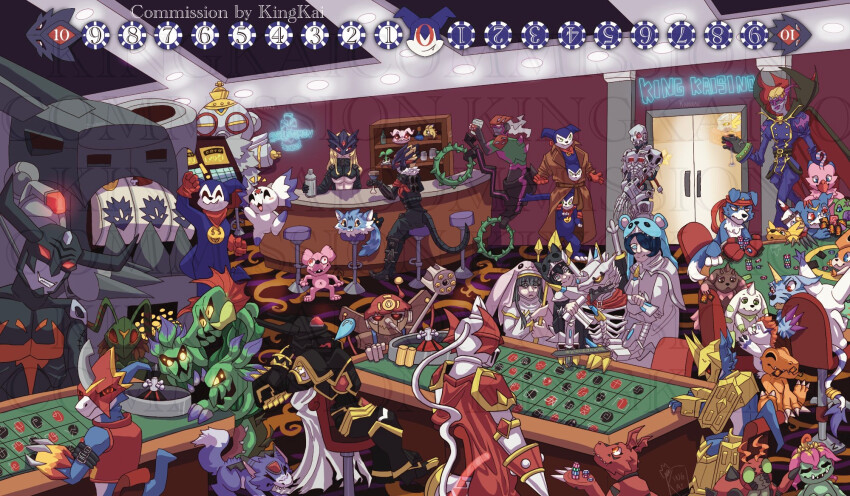 4girls 6+boys agumon alphamon andromon armadimon beelstarmon beelzebumon cross culumon devimon digicore_interface digimon digimon_(creature) doguu dorumon dukemon expressionless fladramon fusion gabumon gaomon gomamon guilmon hawkmon highres hydramon impmon jesmon lopmon magnamon mugendramon multiple_boys multiple_girls palmon patamon pinochimon pistmon piyomon shakkoumon sistermon_blanc sistermon_ciel sistermon_noir stingmon tailmon tentomon terriermon tyumon v-mon vamdemon wanyamon wings wormmon zero_unit