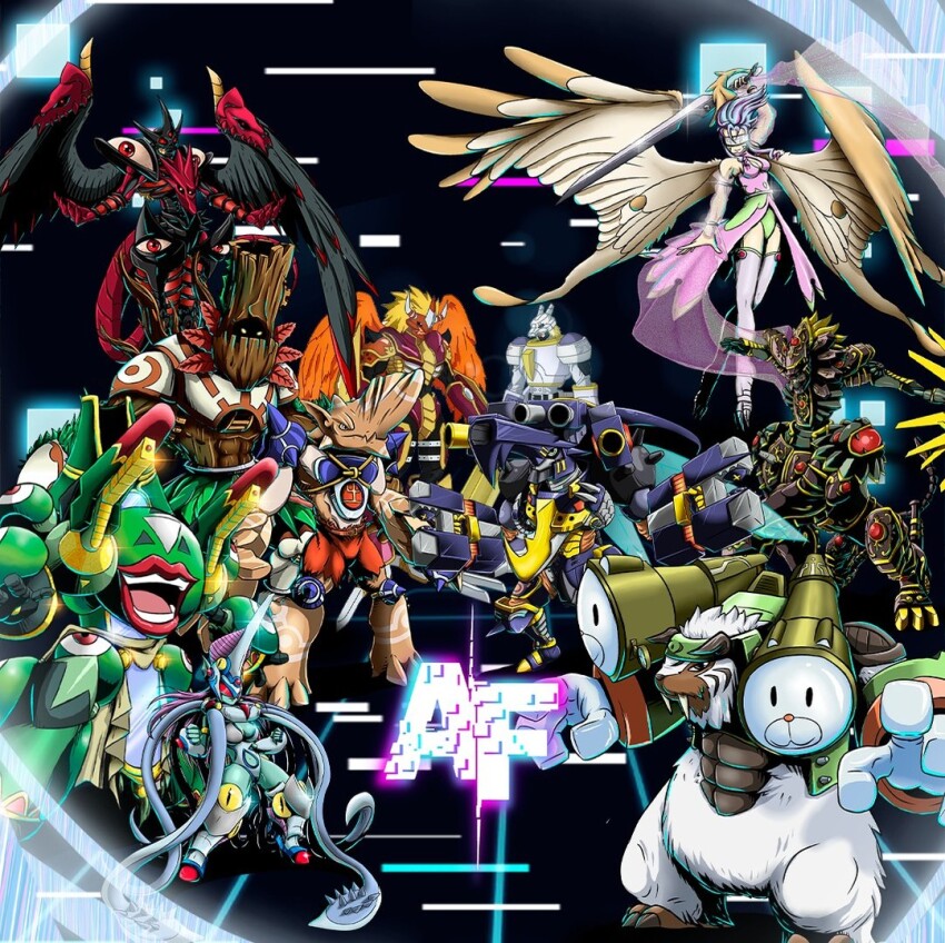 agnimon aldamon alison_fabrizi arbormon armor beowolfmon blitzmon blizzarmon bolgmon calamaramon chackmon corruption digimon digimon_(creature) digimon_frontier duskmon fairimon fangs fusion garummon gigasmon grottemon kaiserleomon lips louwemon mercuremon open_mouth original petaldramon ranamon sephirothmon shutumon velgrmon vritramon white_fur wings wolfmon