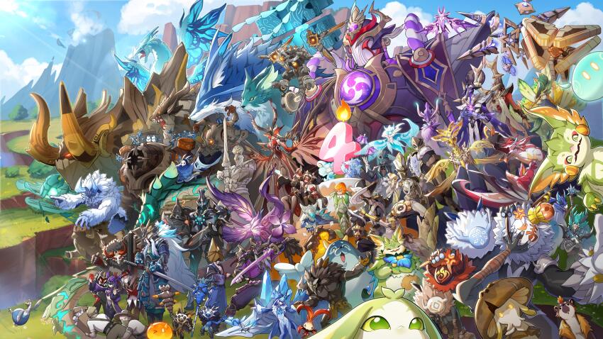 &gt;_o ? ^_^ absurdres abyss_lector_(genshin_impact) abyss_mage_(genshin_impact) aeonblight_drake_(genshin_impact) algorithm_of_semi-intransient_matrix_of_overseer_network_(genshin_impact) andrius_(genshin_impact) anemo_hypostasis_(genshin_impact) armor artist_request avatar_of_lava_(genshin_impact) azhdaha_(genshin_impact) black_serpent_knight_(genshin_impact) blubberbeast_(genshin_impact) blue_sky bubbler_seahorse_(genshin_impact) candle cellphone character_counter_request character_request cicin_mage_(genshin_impact) closed_eyes cloud commentary consecrated_fanged_beast_(genshin_impact) consecrated_horned_crocodile_(genshin_impact) consecrated_red_vulture_(genshin_impact) coppelia_(genshin_impact) coppelius_(genshin_impact) cryo_cicin_mage_(genshin_impact) day dvalin_(genshin_impact) electro_cicin_mage_(genshin_impact) electro_regisvine_(genshin_impact) english_commentary eremite_desert_clearwater_(genshin_impact) eremite_scorching_loremaster_(genshin_impact) eye_of_the_storm_(genshin_impact) fatui_agent_(genshin_impact) fatui_pyro_agent_(genshin_impact) floating frostarm_lawachurl_(genshin_impact) genshin_impact gloves grounded_geoshroom_(genshin_impact) grounded_hydroshroom_(genshin_impact) hand_up highres hilichurl_(genshin_impact) hilichurl_rogue_(genshin_impact) holding holding_phone holding_sword holding_weapon jadeplume_terrorshroom_(genshin_impact) kairagi_(genshin_impact) kongamato_(genshin_impact) leg_grab looking_at_another maguu_kenki_(genshin_impact) mitachurl_(genshin_impact) mountain nobushi_(genshin_impact) number_candle oceanid_(genshin_impact) official_art on_grass one_eye_closed outdoors outstretched_arm phone praetorian_golem_(genshin_impact) regisvine_(genshin_impact) ruin_cruiser_(genshin_impact) ruin_guard_(genshin_impact) ruin_hunter_(genshin_impact) samachurl_(genshin_impact) scaramouche_(genshin_impact) scaramouche_(shouki_no_kami)_(genshin_impact) second-party_source selfie setekh_wenut_(genshin_impact) signora_(crimson_witch_of_embers)_(genshin_impact) signora_(genshin_impact) sitting sky slime_(genshin_impact) solitary_suanni_(genshin_impact) specter_(genshin_impact) standing stonehide_lawachurl_(genshin_impact) sword taking_picture thumbs_up thunder_manifestation_(genshin_impact) treasure_hoarder_(genshin_impact) unusual_hilichurl_(genshin_impact) w wayob_manifestation_(genshin_impact) weapon white_gloves whopperflower_(genshin_impact) wind_operative_(genshin_impact) winged_cryoshroom_(genshin_impact) yumkasaurus_(genshin_impact)