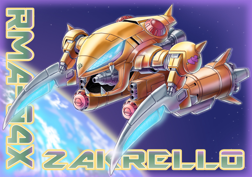 artist_request character_name gundam mecha mobile_armor mobile_suit_gundam no_humans planet robot space zakrello
