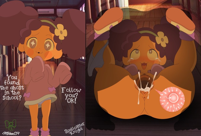 1boy 1girl ahegao clothing_aside crying cum cum_in_pussy curious english_text fertilization hair_ornament highres impregnation instant_loss invisible_man loli mating_press mbhen114 nintendo ovum panties panties_around_leg panties_aside pokemon pokemon_(anime) poketoon pussy spellcaster_knight sperm_cell tears text_focus uncensored underwear vashti_(pokemon)