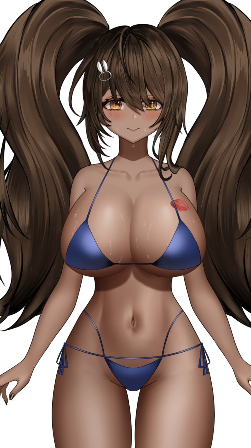 1girl dark-skinned_female dark_skin highres indie_virtual_youtuber tagme trinity_infinity trinity_infinity twintails