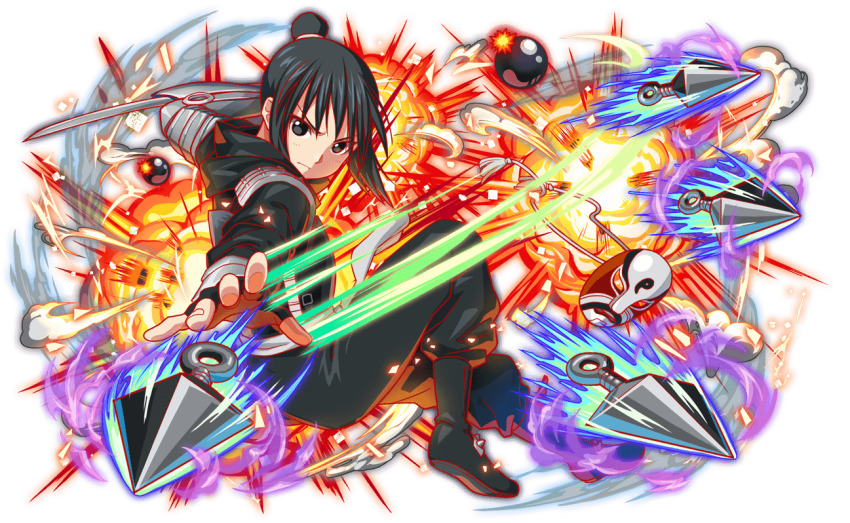 1girl anime_coloring arm_blade armor artist_request automail bandaged_hand bandages black_boots black_gloves black_hair black_hood black_pants bomb boots closed_mouth crash_fever explosion explosive fingerless_gloves fingernails from_side frown full_body fullmetal_alchemist game_cg gloves hair_bun hood hood_down knee_boots kunai lan_fan light_particles long_sleeves looking_at_viewer mask mechanical_arms number_print numbered official_art outline pants pants_tucked_in purple_eyes red_outline sash shoulder_armor sidelocks single_hair_bun single_mechanical_arm smoke solo square square_print tachi-e third-party_source throwing transparent_background v-shaped_eyebrows weapon wispy_bangs
