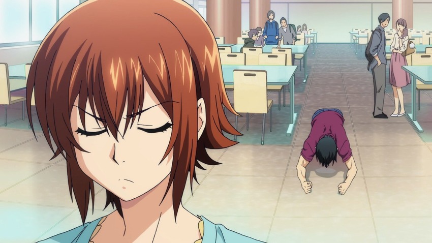 10s 1girl brown_eyes brown_hair closed_eyes grand_blue kitahara_iori kotegawa_chisa