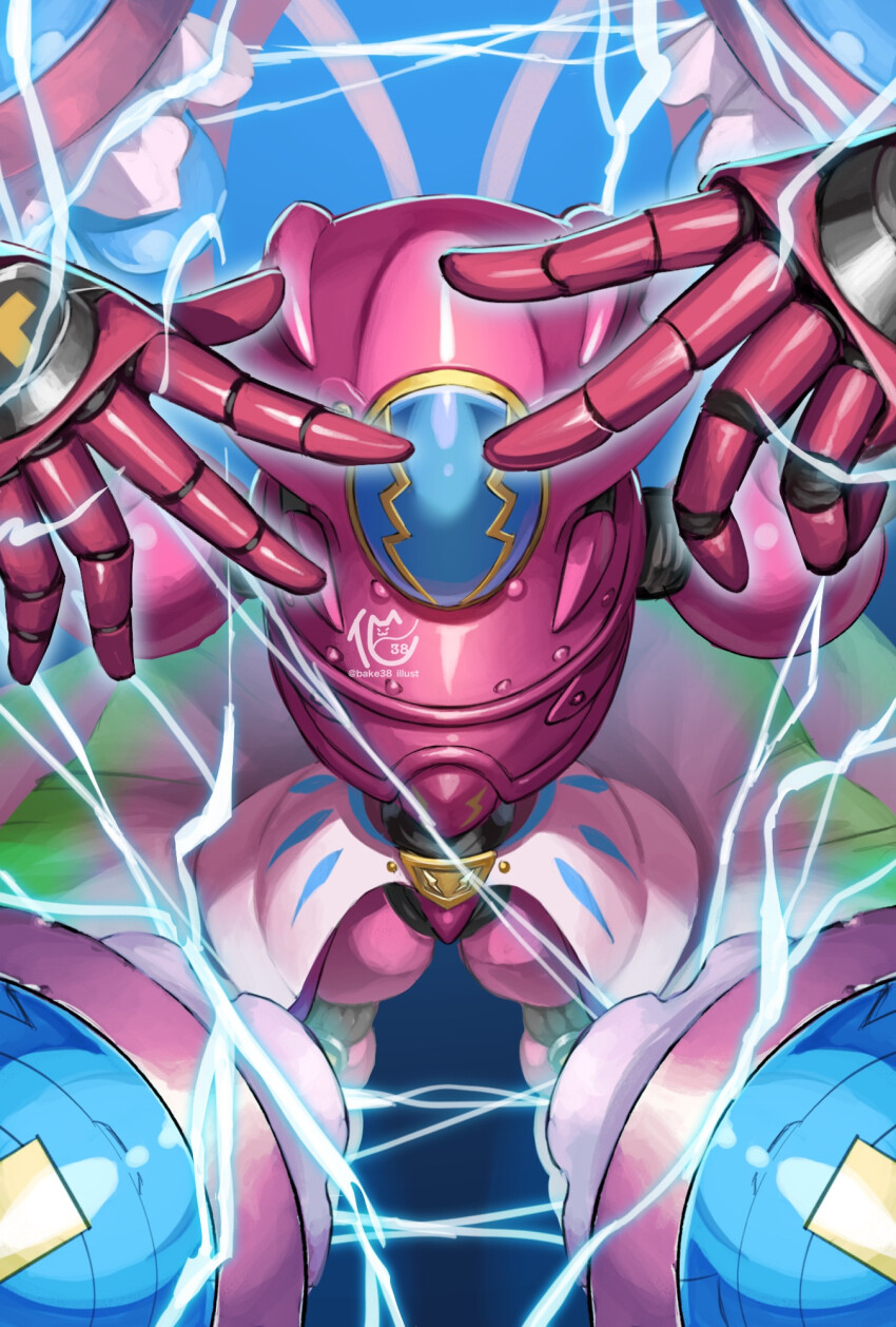 amphimon android armor digimon digimon_(creature) diving_suit full_armor gynoid mecha_girl robot_girl