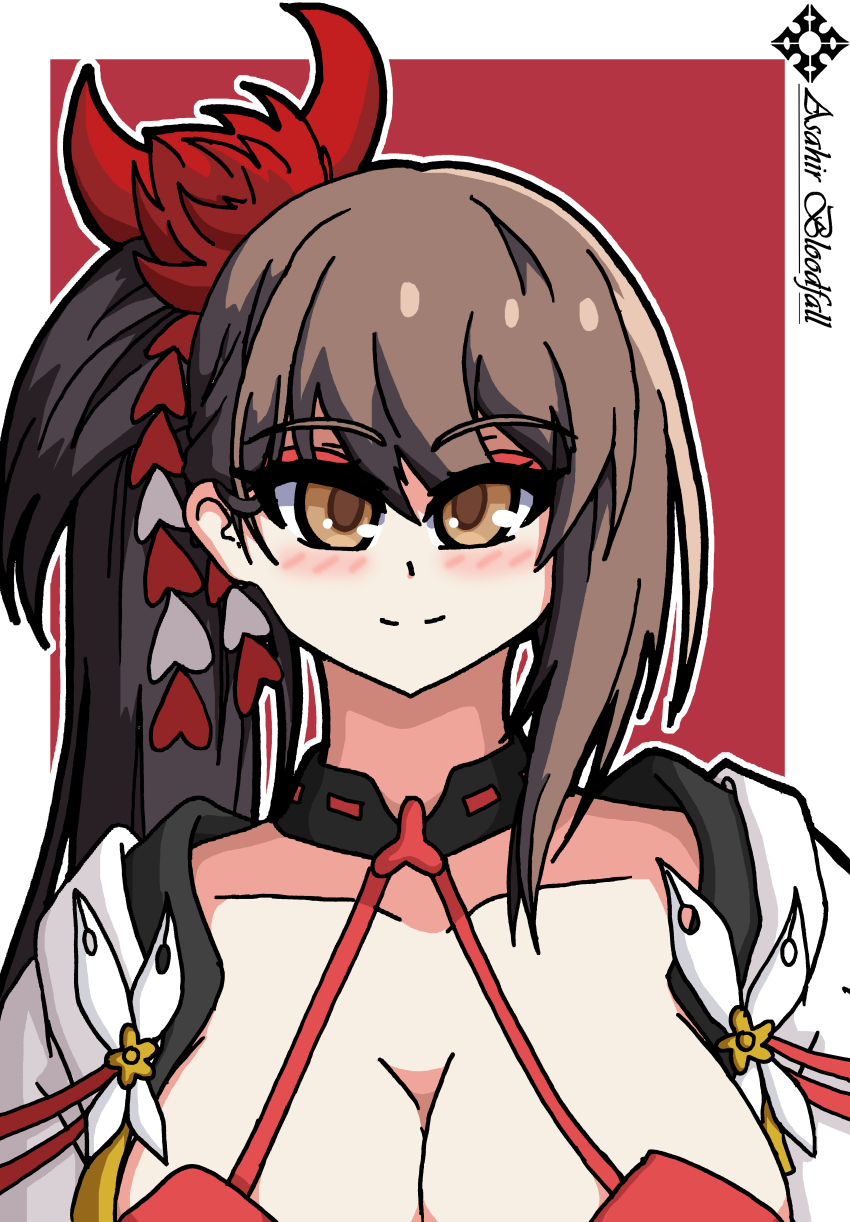 1girl absurdres asahir azur_lane blush close-up highres self-upload tagme torso_only zuikaku_(azur_lane)