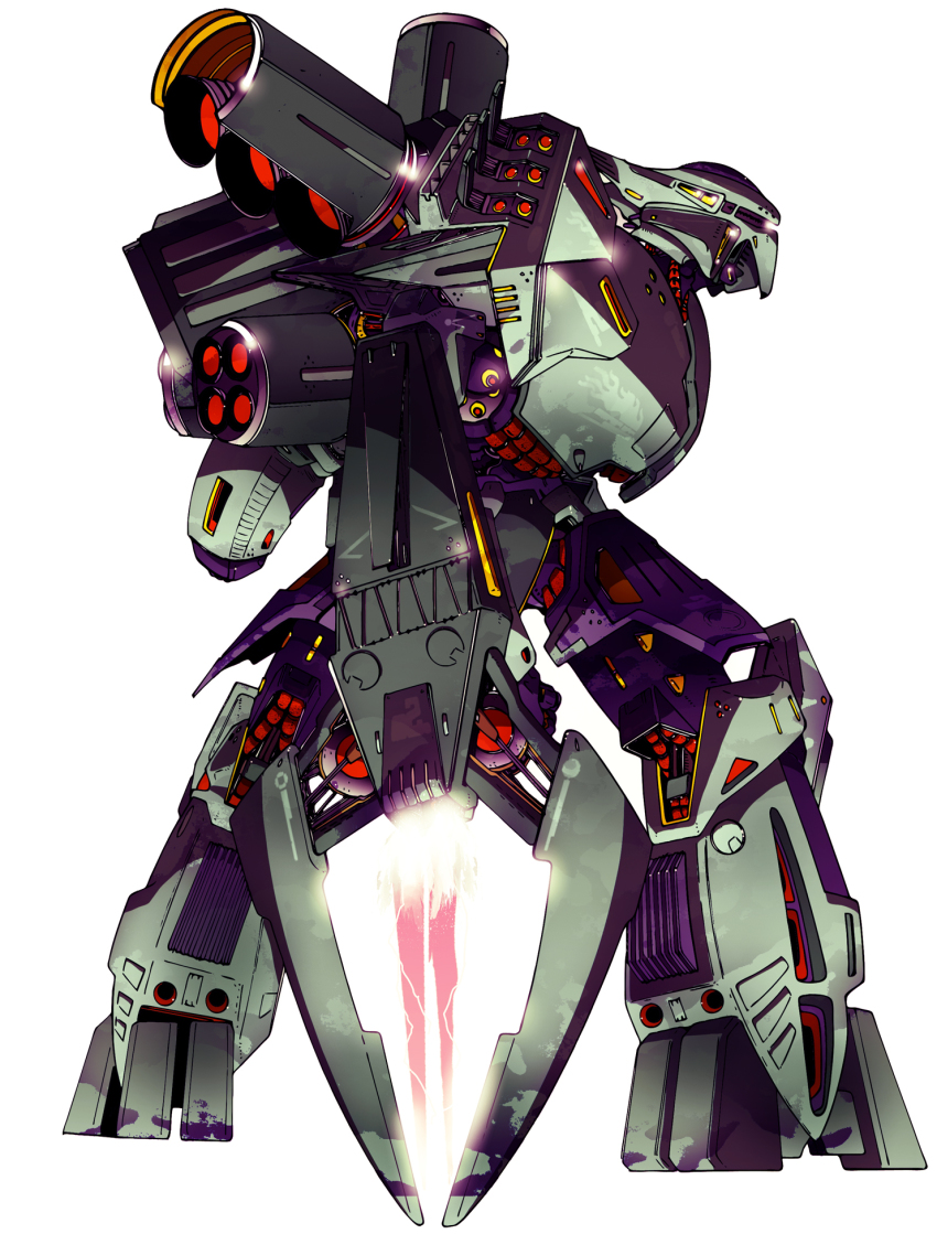 bolinoak_sammahn claws energy_sword gundam highres mecha ningen_plamo no_humans profile robot simple_background solo sword weapon zeta_gundam