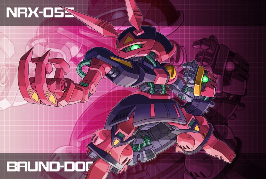 baund_doc cable commentary_request glowing glowing_eye gundam kiriya_obu_gn mecha memento_vivi no_humans robot solo zeta_gundam zoom_layer