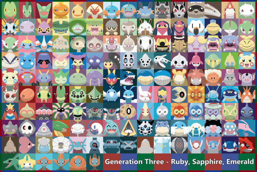 :d absol aggron altaria anorith armaldo aron azurill bagon baltoy banette barboach beautifly beldum bird black_eyes blaziken border breloom cacnea cacturne camerupt carvanha cascoon castform castform_(normal) castform_(rainy) castform_(snowy) castform_(sunny) cat chimecho clamperl claydol closed_eyes combusken copyright_name corphish cradily crawdaunt creature creatures_(company) delcatty deoxys deoxys_(attack) deoxys_(defense) deoxys_(normal) deoxys_(speed) dusclops duskull dustox electrike english_text exploud fangs feebas fish flygon game_freak gardevoir gen_3_pokemon ghost glalie gorebyss groudon grovyle grumpig gulpin hariyama horns huntail illumise jirachi kecleon kirlia kyogre lairon latias latios legendary_pokemon lileep linoone lombre looking_at_viewer lotad loudred ludicolo lunatone luvdisc makuhita manectric marshtomp masquerain mawile medicham meditite metagross metang mightyena milotic minun mudkip multicolored_border mythical_pokemon nincada ninjask nintendo nosepass numel nuzleaf open_mouth pelipper plusle pokemon pokemon_(creature) poochyena ralts rayquaza regice regirock registeel relicanth roselia_(pokemon) sableye salamence sceptile sealeo seedot seviper sharpedo shawn_flowers shedinja shelgon shiftry shroomish shuppet silcoon single_horn skitty slaking slakoth smile snorunt solrock spheal spinda spoink starter_pokemon_trio surskit swablu swalot swampert swellow taillow torchic torkoal trapinch treecko tropius vibrava vigoroth volbeat wailmer wailord walrein whiscash whismur wingull wurmple wynaut zangoose zigzagoon