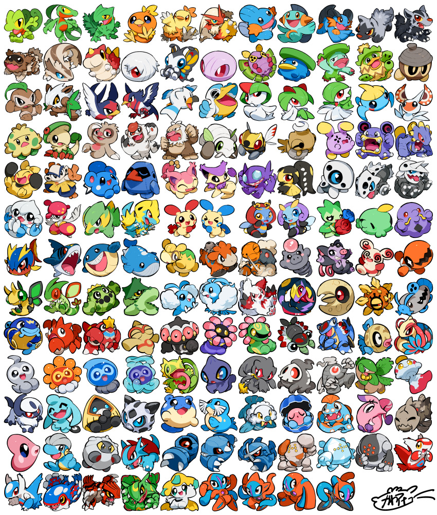 absol absurdres aggron altaria anorith armaldo aron azurill bagon baltoy banette barboach beautifly beldum bird black_eyes blaziken blue_flower breloom cacnea cacturne camerupt carvanha cascoon castform castform_(normal) castform_(rainy) castform_(snowy) castform_(sunny) chimecho clamperl claydol closed_eyes combusken corphish cradily crawdaunt creatures_(company) delcatty deoxys deoxys_(attack) deoxys_(defense) deoxys_(normal) deoxys_(speed) dusclops duskull dustox electrike exploud feebas flower flygon forked_tongue game_freak gardevoir gen_3_pokemon glalie gorebyss groudon grovyle grumpig gulpin hariyama highres huntail illumise jirachi kawaanago kecleon kirlia kyogre lairon latias latios legendary_pokemon lileep linoone lombre lotad loudred ludicolo lunatone luvdisc makuhita manectric marshtomp masquerain mawile medicham meditite metagross metang mightyena milotic minun mudkip mythical_pokemon nincada ninjask nintendo no_feet no_humans nosepass numel nuzleaf open_mouth pelipper plusle pokemon pokemon_(creature) pokemon_rse poochyena ralts rayquaza red_eyes red_flower regice regirock registeel relicanth roselia_(pokemon) sableye salamence sceptile sealeo seedot seviper sharpedo shedinja shelgon shiftry shroomish shuppet silcoon skitty slaking slakoth smile snorunt solrock spheal spinda spoink surskit swablu swalot swampert swellow taillow tongue tongue_out torchic torkoal trapinch treecko tropius vibrava vigoroth volbeat wailmer wailord walrein whiscash whismur white_background wingull wurmple wynaut zigzagoon