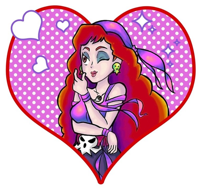 arettes bandana captain_syrup highres lips make makeup nintendo pants pirate red_eyes red_hair shoes tagme wario_land wario_land:_shake_it!