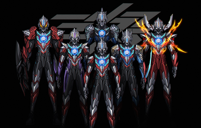 3ok 6+boys absurdres alternate_universe armor black_claws body_armor claws everyone flaming_eyes fusion gauntlets highres horns kaette_kita_ultraman male_focus multicolored_eyes multiple_boys orb power_armor return_of_ultraman standing tokusatsu tsuburaya_productions two-tone_eyes ultra_galaxy_(series) ultra_series ultraman ultraman_(1st_series) ultraman_(hero&#039;s_comics) ultraman_jack ultraman_orb ultraman_orb_(burnmite) ultraman_orb_(emerium_slugger) ultraman_orb_(hurricane_slash) ultraman_orb_(lightning_attacker) ultraman_orb_(series) ultraman_orb_(spacium_zeperion) ultraman_orb_(thunder_breastar) ultraman_suit_(hero&#039;s_comics) ultraman_tarou_(series) ultraman_tiga ultraman_tiga_(series) ultraman_x ultraman_x_(series) ultraman_zero ultraman_zero:_the_revenge_of_belial ultraman_zero_the_movie_choukessen!_belial_ginga_teikoku ultraseven zoffy_(shin)