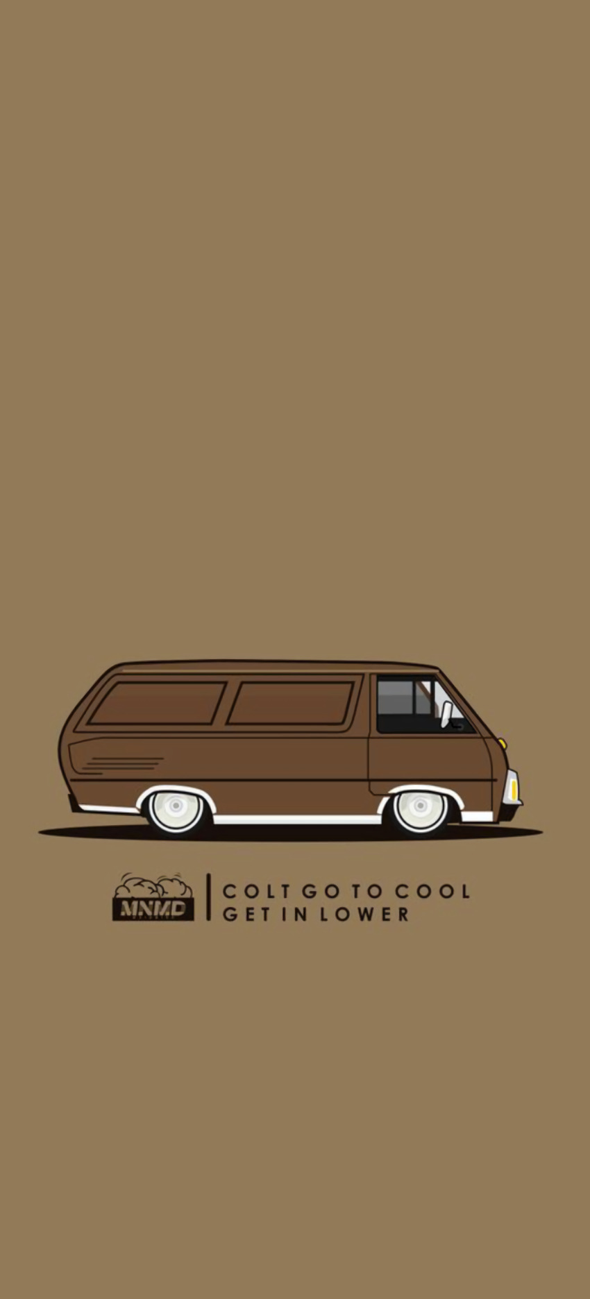 absurdres artist_request brown_background colt_t120 delica_t120 highres mitsubishi_motors no_humans non-web_source simple_background source_request vehicle_focus