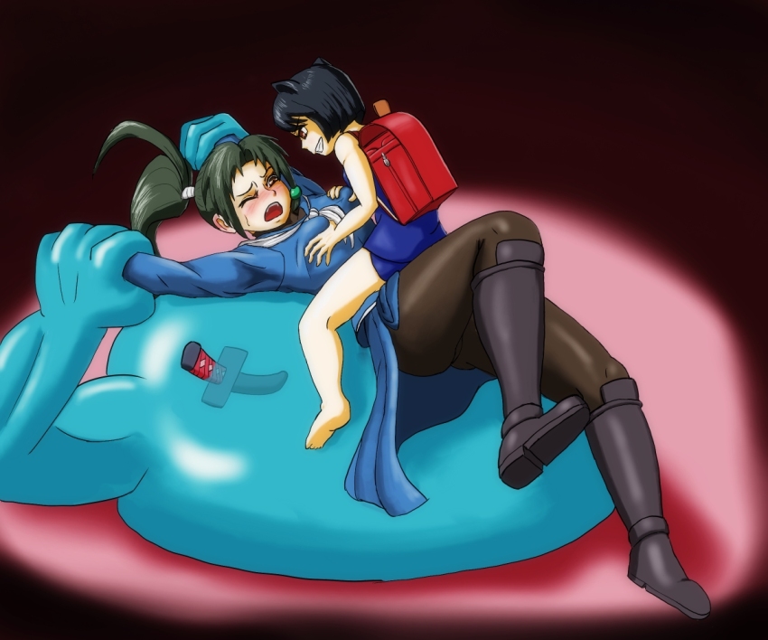 2girls arcana_heart daidouji_kira doryu0 grabbing_another&#039;s_breast groping multiple_girls ryona tagme tokinomiya_kamui yuri