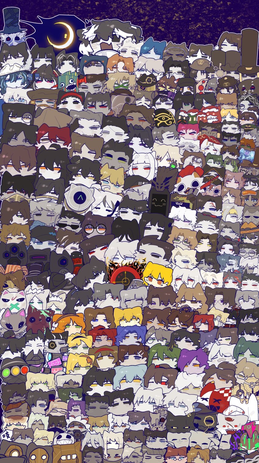 6+boys 6+girls 6+others absolutely_everyone aeng-du_(project_moon) ahab_(project_moon) ahoge aida_(project_moon) alessio_(project_moon) alfonso_(project_moon) allen_(project_moon) alloc_(project_moon) angela_(project_moon) angelica_(project_moon) animal_ears anton_(project_moon) argalia_(project_moon) arnold_(project_moon) aseah_(project_moon) astolfo_(project_moon) aya_(project_moon) ayin_(project_moon) bada_(project_moon) bamboo-hatted_kim baral_(project_moon) bari_(project_moon) bayard_(project_moon) binah_(project_moon) black_eyes black_hair blonde_hair blue_eyes blue_hair blue_hat blush bongy_(project_moon) bono_(project_moon) boris_(project_moon) bowler_hat bremen_(project_moon) brown_hair brown_hat bumble_(project_moon) caiman_(project_moon) camille_(project_moon) carmen_(project_moon) cassetti_(project_moon) cat_boy cat_ears cat_girl catherine_(project_moon) cecil_(project_moon) cesara_(project_moon) character_request charon_(project_moon) chesed_(project_moon) chun_(project_moon) cigarette clock closed_eyes company_logo consta_(project_moon) crayon_(project_moon) curiambro_(project_moon) curious_child_(project_moon) dalloc_(project_moon) dante_(library_of_ruina) dante_(limbus_company) demian_(project_moon) denis_(project_moon) dino_(project_moon) district_20_yurodiviye_captain dog_ears domino_(project_moon) don_quixote_(project_moon) dong-hwan_(project_moon) dongbaek_(project_moon) dongrang_(project_moon) dreadlocks dulcinea_(project_moon) earpiece effie_(project_moon) eileen_(project_moon) elena_(project_moon) emma_(project_moon) erlking_heathcliff_(project_moon) esther_(project_moon) every_catherine_(project_moon) everyone extra_eyes eye_mask eyepatch fanghunt_office_fixer_(project_moon) faust_(project_moon) feather_hair_ornament feathers finn_(project_moon) fire gebura_(project_moon) gin_(project_moon) glasses gloria_(project_moon) glowing glowing_eyes gnome_(project_moon) goggles goggles_on_head gold_trim green_eyes green_hair gregor_(project_moon) greta_(project_moon) grey_hair gubo_(project_moon) guido_(project_moon) gyeong-mi_(project_moon) hair_ornament hair_over_one_eye hairband han-ul_(project_moon) hanafuda_(project_moon) harold_(project_moon) hat heathcliff_(project_moon) helmet hermann_(project_moon) highres hindley_(project_moon) hod_(project_moon) hokma_(project_moon) hong_lu_(project_moon) hood hood_up hopkins_(project_moon) hourglass hubert_(library_of_ruina) hugo_(project_moon) irina_(project_moon) isadora_(project_moon) ishmael_(project_moon) jack_(project_moon) jae-heon jang_schna jia_huan_(project_moon) jia_xichun_(project_moon) jikan_(project_moon) jin_(project_moon) josephine_(project_moon) julia_(project_moon) jun_(project_moon) kalo_(project_moon) katriel_(project_moon) kromer_(project_moon) la_manchaland&#039;s_don_quixote_(project_moon) lenny_(project_moon) lesti_(project_moon) library_of_ruina limbus_company linton_(project_moon) lion_(project_moon) liwei_(project_moon) long_hair lowell_(project_moon) lulu_(project_moon) lyla_(project_moon) mai_(project_moon) malkuth_(project_moon) mang-chi_(project_moon) marile_(project_moon) mars_(project_moon) martina_(project_moon) mask matt_(project_moon) maxim_(project_moon) mccullin_(project_moon) mei_(project_moon) meow_(project_moon) merry_(project_moon) meursault_(project_moon) mi_(project_moon) microphone mika_(project_moon) mirinae_(project_moon) miris_(project_moon) mo_(project_moon) moirai_(project_moon) monocle multicolored_hair multiple_boys multiple_girls multiple_others mumu_(project_moon) myo_(project_moon) naoki_(project_moon) narrowed_eyes nelly_(project_moon) nemo_(project_moon) netzach_(project_moon) nicolina_(project_moon) niko_(project_moon) nikolai_(project_moon) noah_(project_moon) object_head oink_(project_moon) olga_(project_moon) olivier_(project_moon) one_eye_closed open_mouth orange_eyes orange_hair oscar_(project_moon) oswald_(project_moon) outis_(project_moon) pamela_(project_moon) pameli_(project_moon) panther_(project_moon) papa_bongy_(project_moon) paula_(project_moon) pete_(project_moon) philip_(project_moon) pierre_(project_moon) pilot_(project_moon) pip_(project_moon) pirate_hat pluto_(project_moon) project_moon puppet_(library_of_ruina) queequeg_(project_moon) rain_(project_moon) ran_(project_moon) red_eyes red_hair red_hairband researcher_of_the_ring respirator ricardo_(project_moon) rim_(project_moon) rodion_(project_moon) roland_(project_moon) romero_(project_moon) rose_(library_of_ruina) round_eyewear rudolph_(project_moon) ryoshu_(project_moon) salvador_(project_moon) samjo_(project_moon) san_(project_moon) sanson_(project_moon) santa_hat sasha_(project_moon) saude_(project_moon) sayo_(project_moon) scar scar_across_eye scar_on_face sen_(project_moon) shrenne_(project_moon) side_ponytail siegfried_(project_moon) sinclair_(project_moon) smee_(project_moon) smile sonya_(project_moon) starbuck_(project_moon) stephan_(project_moon) streaked_hair stubb_(project_moon) sweat sword syringe t_corp._class_2_collection_staff t_corp._class_4_collection_staff taein_(project_moon) tamaki_(project_moon) tanya_(project_moon) tenma_(project_moon) the_carnival_(project_moon) the_indigo_elder the_time_ripper_(project_moon) tieqiu_boss_(project_moon) tingtang_boss_(project_moon) tiphereth_a_(project_moon) tiphereth_b_(project_moon) tomah_(project_moon) tommy_(project_moon) top_hat udjat_(project_moon) valentin_(project_moon) valerie_(project_moon) vergilius_(project_moon) virtual_youtuber walter_(project_moon) wang_(project_moon) weapon wei_(project_moon) white_eyes white_hair wolf_(project_moon) wrinkled_skin xiao_(project_moon) yae_(project_moon) yan_vismok yang_(library_of_ruina) yellow-framed_eyewear yellow_eyes yesod_(project_moon) yi_sang_(project_moon) yingmiao4 you_want_to_get_beat?_hurtily? yujin_(project_moon) yun_(project_moon) yuna_(project_moon) yuri_(project_moon) zena_(project_moon) zulu_(project_moon)
