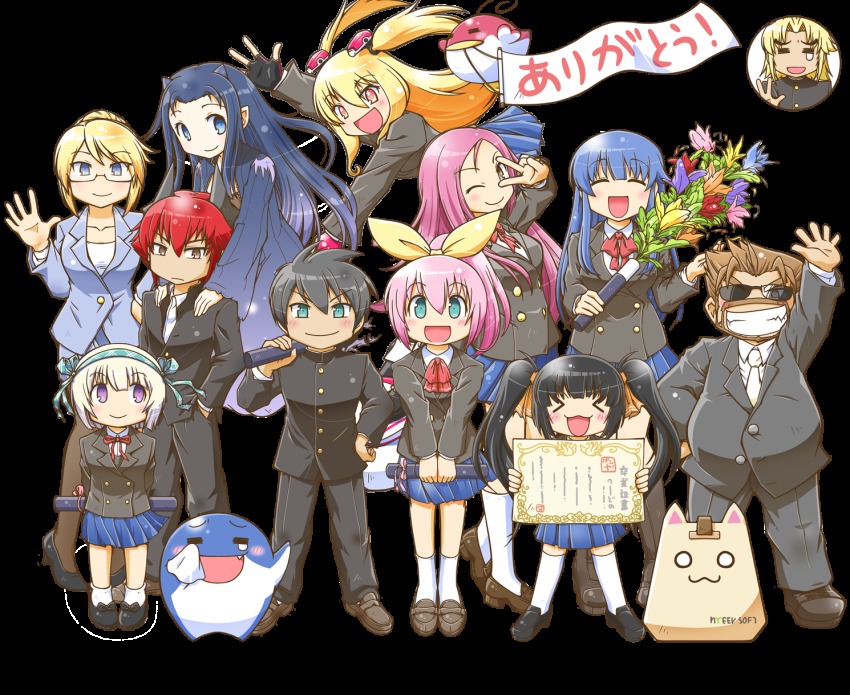 &gt;:) &gt;:/ &gt;:3 &gt;:d &gt;;) 5boys 6+girls :/ :3 :d =_= ^_^ arin arm_up arms_behind_back artist_request ascot azer banner bird black_footwear black_gloves black_hair black_pants black_socks blazer blonde_hair blue_eyes blue_hair blue_skirt blush boots bouquet breasts brown_eyes brown_footwear brown_hair cecilia_(pangya) closed_eyes collarbone company_name crossdressing diploma dolfini dress facial_hair fingerless_gloves flower formal_clothes gakuran glasses gloves goatee graduation grin hair_between_eyes hair_ribbon hairband hana_(pangya) hand_in_pocket hand_on_own_hip hands_on_another&#039;s_shoulders head_tilt high_ponytail highres holding holding_bouquet horns jacket karen_(pangya) kaz knee_boots kneehighs kooh legs_apart loafers long_hair long_sleeves looking_at_another looking_at_viewer looking_away lucia_(pangya) medium_breasts mouth_hold multiple_boys multiple_girls neck_ribbon necktie nell_(pangya) not_present nuri o_o open_mouth orange_ribbon pangya pants pantyhose papel parted_bangs pink_hair pleated_skirt pointy_ears ponytail purple_eyes red_eyes red_hair red_ribbon ribbon rubbing_eyes school_uniform semi-rimless_eyewear shirt shoes short_hair skirt smile socks spika_(pangya) standing suit sunglasses teardrop thighhighs tissue translation_request transparent_background trap tube twintails two_side_up under-rim_eyewear v v-shaped_eyebrows v_arms v_over_eye very_long_hair waving white_legwear white_necktie white_shirt yellow_ribbon
