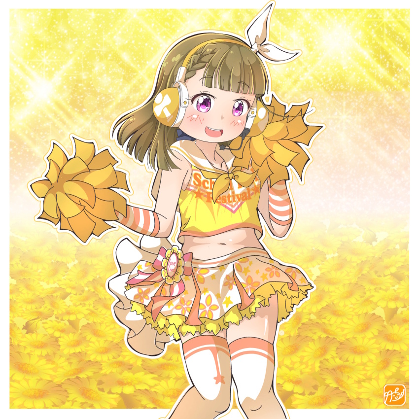 1girl brown_hair female_focus highres kachimachi_kosuzu link!_like!_love_live! long_hair love_live! takecho takecho-chan takecho1