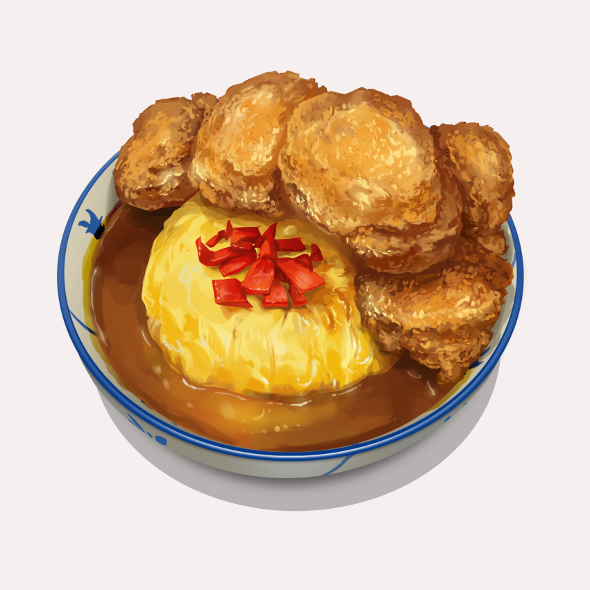 bowl food food_focus food_request highres lefty_lai no_humans original shadow simple_background soup still_life white_background