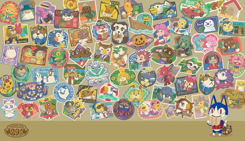 acorn animal_crossing anniversary artist_request axolotl bag beaver beppe_(animal_crossing) bird black_panther blanca_(animal_crossing) blathers_(animal_crossing) boar booker_(animal_crossing) brewster_(animal_crossing) brothers c.j._(animal_crossing) camel car carlo_(animal_crossing) cat celeste_(animal_crossing) chameleon chihuahua chip_(animal_crossing) closed_eyes closed_mouth copper_(animal_crossing) cornimer_(animal_crossing) cyrus_(animal_crossing) daisy_mae_(animal_crossing) deer digby_(animal_crossing) dodo_(bird) dog don_resetti_(animal_crossing) dr._skrunk_(animal_crossing) driving faceless family farley_(animal_crossing) flick_(animal_crossing) formal_clothes fossil fox franklin_(animal_crossing) frillard_(animal_crossing) frilled_neck_lizard furry furry_female furry_male furry_with_furry ghost giovanni_(animal_crossing) giraffe glasses gracie_(animal_crossing) grams_(animal_crossing) gullivarrr_(animal_crossing) gulliver_(animal_crossing) gyroid_(animal_crossing) harriet_(animal_crossing) harvey_(animal_crossing) hat hedgehog highres holding holding_pickaxe house isabelle_(animal_crossing) jack_(animal_crossing) jingle_(animal_crossing) joan_(animal_crossing) k.k._slider_(animal_crossing) kaitlin_(animal_crossing) kapp&#039;n_(animal_crossing) kappa katie_(animal_crossing) katrina_(animal_crossing) kicks_(animal_crossing) label_able_(animal_crossing) leaf leif_(animal_crossing) leila_(animal_crossing) leilani_(animal_crossing) lloid lottie_(animal_crossing) luna_(animal_crossing) lyle_(animal_crossing) mabel_able_(animal_crossing) mole_(animal) monkey motor_vehicle mr._resetti nat_(animal_crossing) nintendo no_mouth official_art official_wallpaper open_mouth orville_(animal_crossing) otter owl panther pascal_(animal_crossing) peacock pelican pelly_(animal_crossing) penguin pete_(animal_crossing) phineas_(animal_crossing) phyllis_(animal_crossing) pickaxe pigeon poodle porter_(animal_crossing) rabbit redd_(animal_crossing) reese_(animal_crossing) rover_(animal_crossing) sable_able_(animal_crossing) saharah_(animal_crossing) seagull serena_(animal_crossing) siblings skunk sloth_(animal) snowboy_(animal_crossing) snowman star_(symbol) suit tanuki tapir timmy_(animal_crossing) tom_nook_(animal_crossing) tommy_(animal_crossing) tortimer_(animal_crossing) troll turkey_(bird) twins walrus wendell_(animal_crossing) wilbur_(animal_crossing) wings wisp_(animal_crossing) zipper_t_bunny_(animal_crossing)