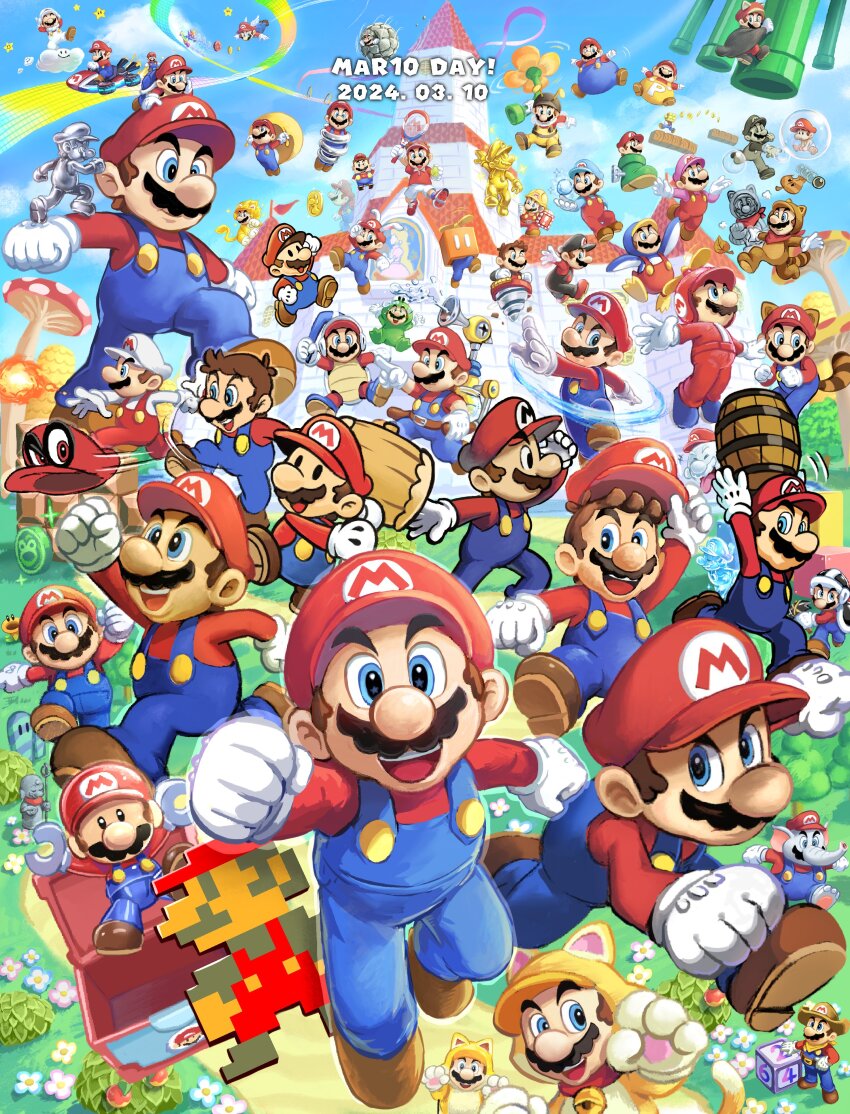 !_block +++ 6+boys :d absurdres animal_costume animal_ears antennae arm_up arms_behind_head arms_up baby_mario ball balloon_mario bandana barrel bee_costume bee_mario bee_suit bell belt belt_buckle black_eyes black_headwear black_overalls block_(mario) blowing_bubbles blue_flower blue_footwear blue_hair blue_headwear blue_overalls blue_pants blue_shirt blue_sky boo_mario boomerang boomerang_mario boots brown_belt brown_footwear brown_hair brown_headwear bubble bubble_mario buckle builder_mario bunny_mario bush cape cape_mario cappy_(mario) castle cat_costume cat_mario cat_tail closed_eyes closed_mouth cloud cloud_mario coin collar collared_shirt commentary cowboy_hat dated day dice donkey_kong_(series) dragon_coin_(mario) drill_mario elephant_mario f.l.u.d.d. facial_hair fire fire_mario fireball flag flower flying_mario flying_squirrel_mario flying_sweatdrops food frog_coin_(super_mario_rpg) frog_costume frog_mario frog_suit_(mario) frown fruit ghost giga_cat_mario gloves go-kart gold_block_(mario) gold_coin gold_mario grass green_footwear hammer hammer_mario hammer_suit hand_up hard_hat hat helmet highres holding holding_ball holding_barrel holding_hammer holding_racket holding_unworn_clothes holding_unworn_hat ice ice_mario in_bubble insect_wings jingle_bell jizou jumping jumpsuit kuribo&#039;s_shoe leaf lego_mario lego_super_mario long_sleeves looking_at_viewer lucky_cat_mario male_focus mario mario_(series) mario_(western_land) mario_day mario_kart mario_kart_8 mario_party mario_party_2 mario_tennis mario_tennis_aces mario_vs._donkey_kong mega_mario metal_mario mini_mario motion_lines multiple_boys multiple_persona mushroom mustache neck_bell new_super_mario_bros. new_super_mario_bros._2 new_super_mario_bros._u_deluxe new_super_mario_bros._wii nintendo on_cloud on_roof open_mouth outdoors outstretched_arms overalls pants paper_mario paper_mario:_the_thousand_year_door paper_mario_(character) paper_mario_64 path penguin_costume penguin_mario pennant pink_flower pink_headwear pink_shirt princess_peach&#039;s_castle propeller propeller_box propeller_flower propeller_mario rabbit_ears raccoon_costume raccoon_ears raccoon_mario raccoon_tail racket rainbow_mario rainbow_road red_bandana red_coin red_collar red_eyes red_footwear red_headwear red_jumpsuit red_overalls red_pants red_shirt riding road rock_mario running serious shell_mario shirt shoes short_hair short_sleeves shorts sitting sky smile sneakers solid_oval_eyes sparkle sportswear spread_arms spring_(object) spring_mario standing star_(symbol) statue super_leaf super_leaf_(transformation) super_mario_3d_land super_mario_3d_world super_mario_64 super_mario_bros._1 super_mario_bros._3 super_mario_bros._wonder super_mario_galaxy super_mario_galaxy_2 super_mario_land super_mario_land_2 super_mario_maker super_mario_odyssey super_mario_rpg super_mario_sunshine super_mario_world super_mario_world_2:_yoshi&#039;s_island super_smash_bros. super_star_(mario) superball_mario symbol-only_commentary tail talking_flower_(mario) tanuki_mario tanuki_suit teeth tennis_ball tennis_racket tennis_uniform tongue tongue_out toy_box tree unworn_hat unworn_headwear upper_teeth_only v-shaped_eyebrows vanish_mario visor_cap warp_pipe water white_gloves white_headwear white_shirt white_shorts wing_cap wing_mario winged_hat wings ya_mari_6363 yellow_cape yellow_flower yellow_headwear yellow_overalls yellow_pants yellow_shirt