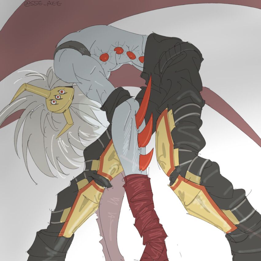 1boy demon demon_boy digimon digimon_(creature) highres male_focus neodevimon solo