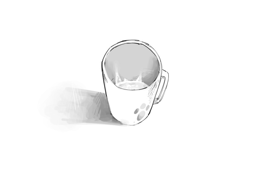 blue_archive cup mug no_humans simple_background vivo_(vivo_sun_0222) white_background