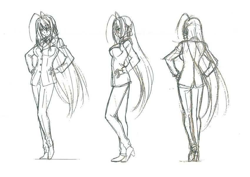 1girl high_school_dxd official_art rossweisse settei tagme