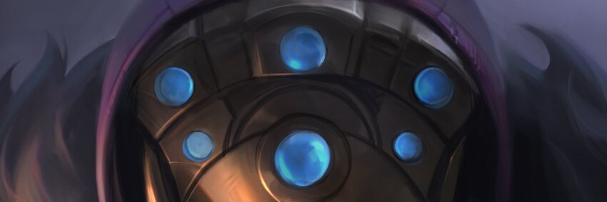 1boy close-up eye_focus eye_mask fur_collar helmet hood hood_up jax_(league_of_legends) league_of_legends looking_at_viewer mask straight-on thai_thanh
