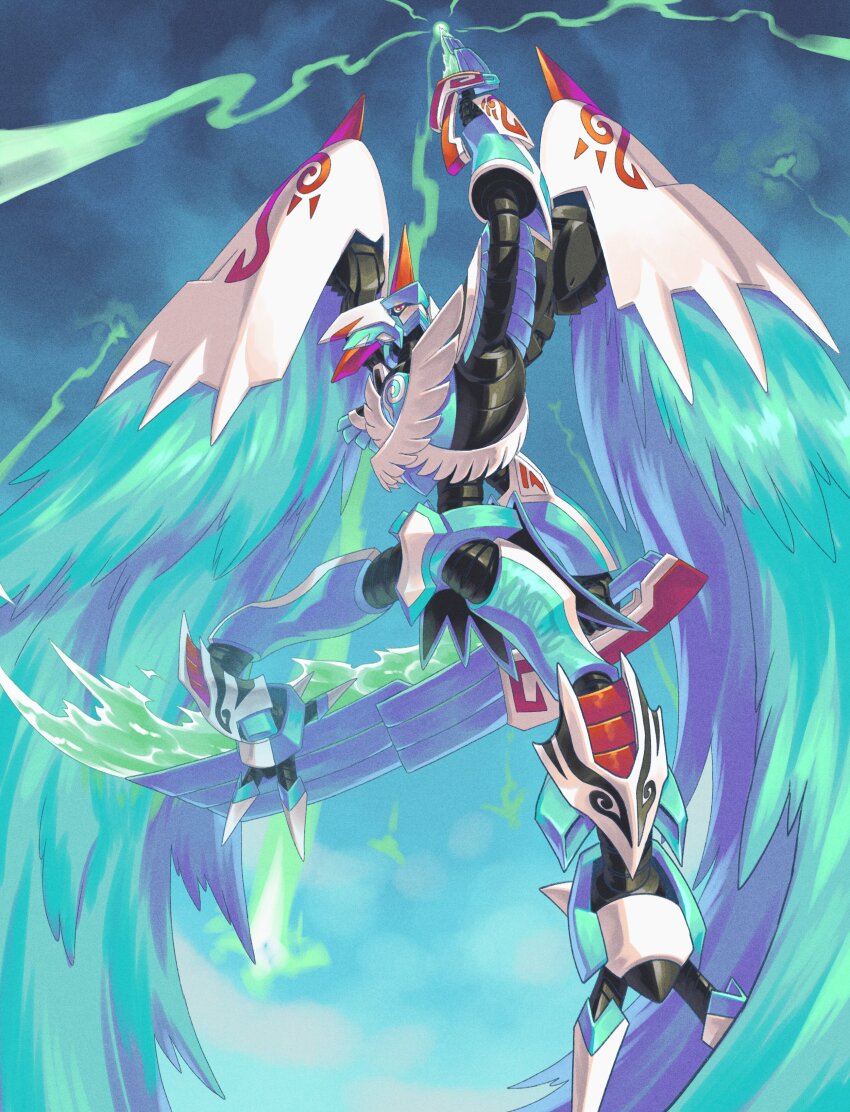 absurdres armor claws digimon digimon_(creature) digimon_liberator highres solo wings zephagamon