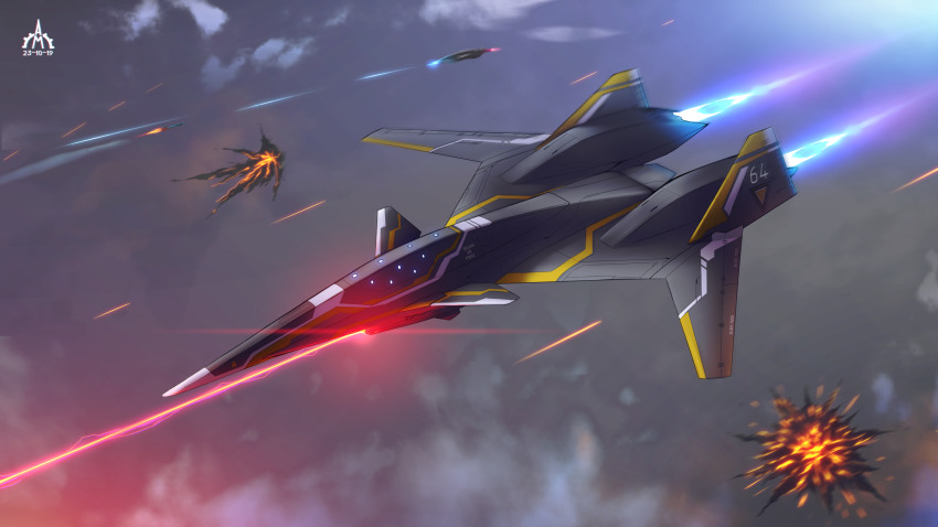 ace_combat ace_combat_2 adf-01_falken aerial_battle air_force airborne_laser aircraft airplane battle blue_laser breath_weapon bullet cannon directed-energy_weapon dogfight electricity energy energy_beam energy_bolt energy_cannon energy_weapon exhaust explosion fighter_jet fire forward-swept_wing highres laser laser_bolt laser_cannon laser_weapon military military_vehicle missile mouth_beam open_mouth projectile_trail pulse_laser_(ace_combat) pulsed_laser red_electricity red_laser tactical_laser_system thsa tracer_ammunition war