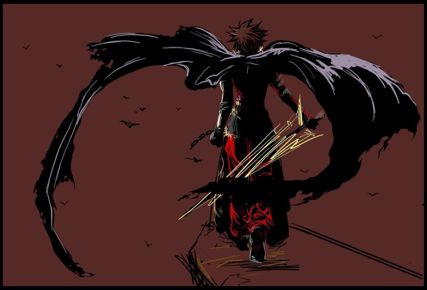00s blademaster brown_hair brown_theme cape chain cuffs dungeon_and_fighter energy_sword gauntlets handcuffs highres lightsaber male_slayer_(dungeon_and_fighter) redesign sword weapon