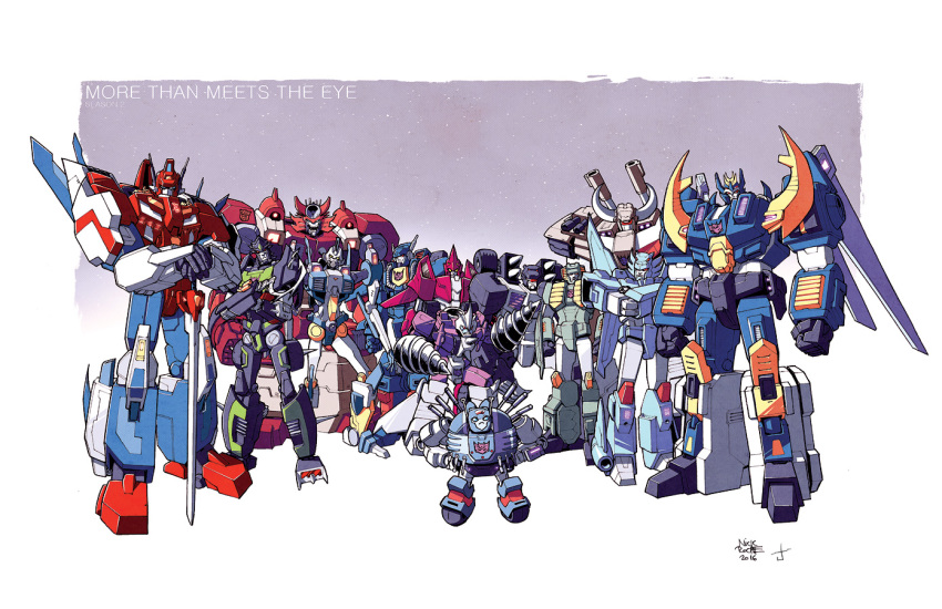artist_collaboration autobot blue_bacchus commentary dai_atlas deathcobra deathsaurus decepticon drill drillhorn_(transformers) english_commentary froid_(transformers) guyhawk hand_on_hilt hands_on_own_hips head_tilt hook ironbison jallguar josh_burcham leozack lockdown_(transformers) looking_at_viewer mecha mechanical_wings nick_roche nickel_(transformers) robot science_fiction sitting smile star_saber_(idw) star_saber_(transformers) sunder_(transformers) the_transformers_(idw) transformers wings