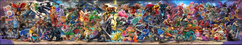 6+boys 6+girls absolutely_everyone aegis_sword_(xenoblade) amamiya_ren amulet animal_crossing ankle_gun armor arms_(game) bad_link banjo-kazooie banjo_(banjo-kazooie) bare_shoulders baseball_cap bayonetta bayonetta_(series) bayonetta_2 beanie belt black_hair block_(object) blonde_hair blue_armor blue_bodysuit blue_eyes blue_hair blue_overalls blunt_bangs blush bodysuit book bowser bowser_jr. breasts brothers brown_hair male_byleth_(fire_emblem) capcom captain_falcon castlevania:_rondo_of_blood castlevania_(series) cat charizard chest_jewel chinese_clothes chrom_(fire_emblem) cleavage cloud_strife colored_sclera corrin_(fire_emblem) corrin_(male)_(fire_emblem) creatures_(company) crossover crown dark_pit dark_samus deku_shield diddy_kong dinosaur dog_(duck_hunt) donkey_kong donkey_kong_(series) donkey_kong_country doseisan dougi dr._mario dr._mario_(game) dragon_(arms) dragon_quest dragon_quest_xi dress duck_(duck_hunt) duck_hunt earrings everyone f-zero facepaint facial_hair falchion_(fire_emblem) falco_lombardi family_computer_robot fangs fatal_fury fatal_fury_cap final_fantasy final_fantasy_vii final_fantasy_vii_advent_children fingerless_gloves fire_emblem fire_emblem:_mystery_of_the_emblem fire_emblem:_path_of_radiance fire_emblem:_radiant_dawn fire_emblem:_the_binding_blade fire_emblem:_three_houses fire_emblem_awakening fire_emblem_fates food forehead_jewel fox_mccloud fukuyama_jun game_&amp;_watch game_freak ganondorf gem gen_1_pokemon gen_2_pokemon gen_4_pokemon gen_6_pokemon gen_7_pokemon gerudo glasses gloves green_eyes green_hair greninja bad_tag bad_tag hair_down hair_ornament hat headpiece helmet hero_(dq11) holding hylian_shield ice_climber ike_(fire_emblem) incineroar inkling inkling_girl inkling_player_character isabelle_(animal_crossing) ivysaur jacket jewelry jigglypuff junior_clown_car kazooie_(banjo-kazooie) ken_masters kid_icarus kid_icarus_uprising king_dedede king_k._rool kirby kirby_(series) knit_hat large_breasts legendary_pokemon leggings link little_mac long_hair long_image long_sleeves looking_at_viewer lucas_(mother_3) lucina_(fire_emblem) luigi luma_(mario) mario mario_(series) marth_(fire_emblem) martial_arts_belt masamune_(ff7) master_sword mega_man_(character) mega_man_(classic) mega_man_(series) meta_knight metal_gear_(series) metal_gear_solid metroid metroid_prime mewtwo mii_(nintendo) mii_brawler mii_gunner_(smash_ultimate) min_min_(arms) minecraft mishima_kazuya mole mole_under_mouth monado morgana_(persona_5) mother_(series) mother_2 mother_3 mr._game_&amp;_watch multiple_belts multiple_boys multiple_girls muscular mythra_(massive_melee)_(xenoblade) mythra_(xenoblade) nana_(ice_climber) ness_(mother_2) nintendo noodles official_art olimar open_mouth overalls pac-man pac-man_(game) palutena pants pantyhose pantyhose_under_shorts persona persona_5 persona_5:_dancing_star_night persona_dancing pichu pikachu pikmin_(creature) pikmin_(series) piranha_plant pit_(kid_icarus) pointy_ears pokemon pokemon_(creature) pokemon_frlg pokemon_hgss ponytail popo_(ice_climber) power_suit princess_daisy princess_peach princess_zelda punch-out!! pyra_(xenoblade) quadruple_wielding ragnell red_(pokemon) red_eyes red_footwear red_gloves red_hair red_legwear red_shorts reverse_trap richter_belmont ridley ridley_timberlake robin_(fire_emblem) robin_(male)_(fire_emblem) rosalina roy_(fire_emblem) ryu_(street_fighter) samus_aran school_uniform sefirot sega sephiroth sheik sheikah sheikah_slate shield shirt short_hair shorts shouryuuken shulk_(xenoblade) siblings simon_belmont skin_tight smile snk solid_snake sonic_(series) sonic_the_hedgehog sonic_the_hedgehog_(classic) source_request spiked_hair splatoon_(series) splatoon_1 splattershot_(splatoon) squirtle star_fox steve_(minecraft) street_fighter street_fighter_ii_(series) super_mario_bros._1 super_mario_galaxy super_smash_bros. surcoat swept_bangs teeth tekken tentacle_hair terry_bogard the_king_of_fighters the_legend_of_zelda the_legend_of_zelda:_a_link_between_worlds the_legend_of_zelda:_breath_of_the_wild the_legend_of_zelda:_majora&#039;s_mask the_legend_of_zelda:_ocarina_of_time the_legend_of_zelda:_the_wind_waker thick_eyebrows thighhighs tiara tongue toon_link topless_male tunic uppercut varia_suit very_long_hair villager_(animal_crossing) wario warioware weapon wide_image wii_fit wii_fit_trainer wii_fit_trainer_(female) wings wolf_o&#039;donnell wooden_shield xenoblade_chronicles_(series) xenoblade_chronicles_1 xenoblade_chronicles_2 yellow_sclera yoshi young_link zero_suit
