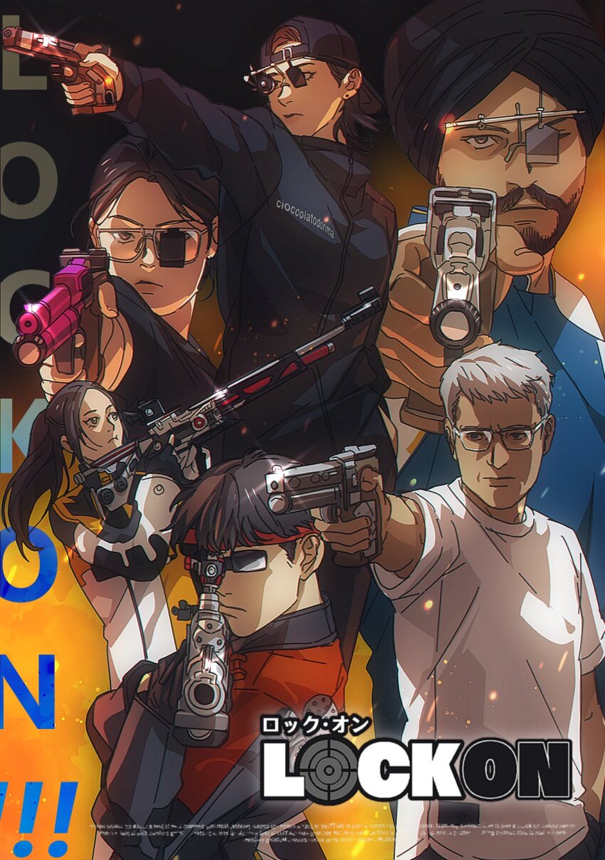 2024_summer_olympics 3boys 3girls aiming aiming_at_viewer backwards_hat baseball_cap beard black_hair black_hat black_jacket character_request choe_daehan cioccolatodorima commentary covered_eyes english_commentary facial_hair glasses gradient_background grey_eyes gun hat highres holding holding_gun holding_weapon jacket kim_yeji looking_at_viewer multiple_boys multiple_girls mustache olympic_shooting_glasses olympics one_eye_covered outstretched_arm real_life sarabjot_singh serious shirt short_hair turban upper_body weapon white_hair white_shirt yusuf_dikec yusuf_dikec_(meme)