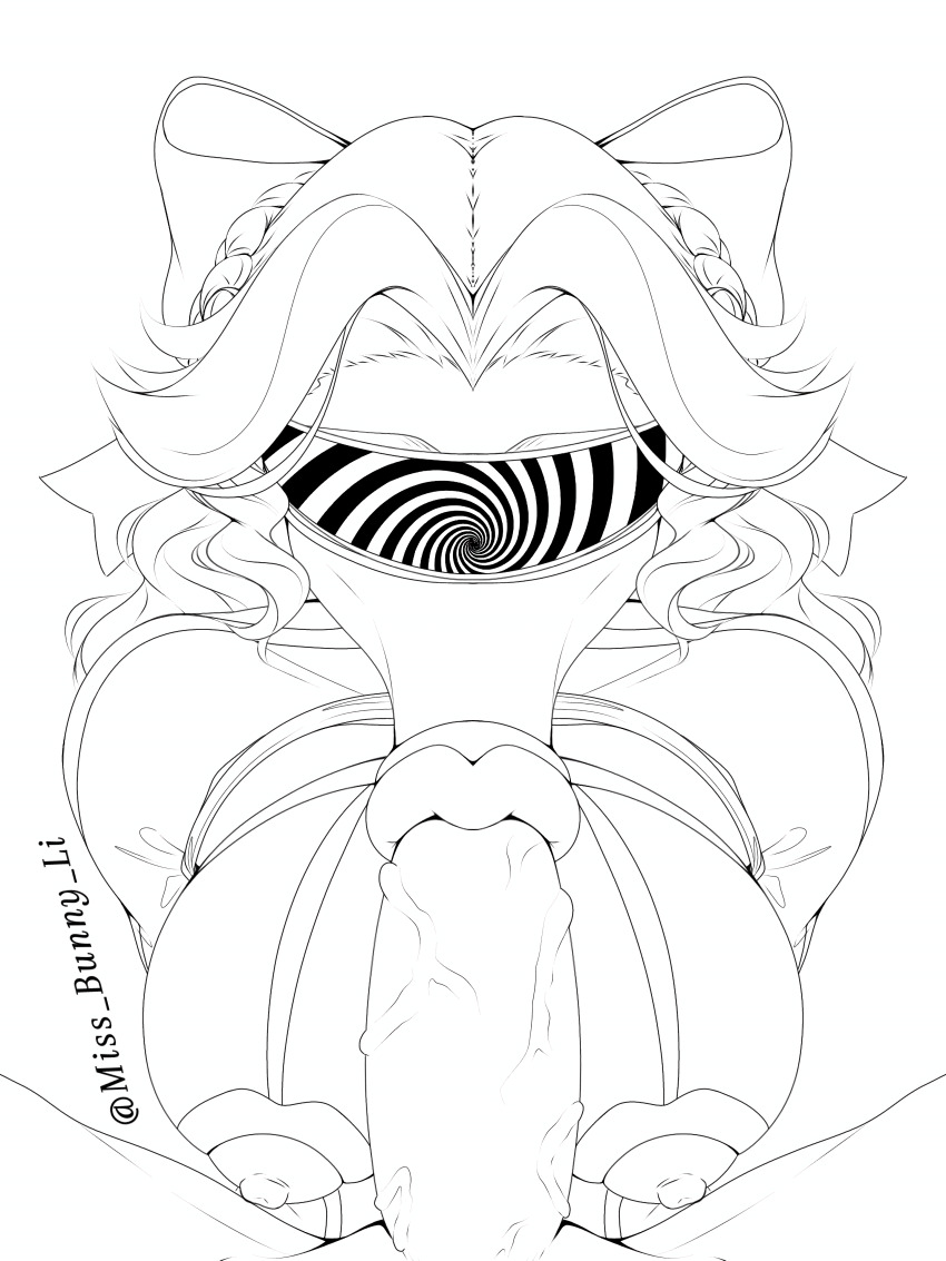 :&gt;= absurdres alice_deross bimbofication breasts drone fellatio highres ibex-cg large_breasts non-web_source oral sex_doll