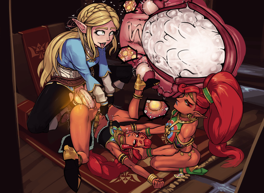 1futa 2girls ahegao armpits ass balloon_womb bare_shoulders black_footwear blouse blue_eyes blue_lips blue_shirt bottomless bound_testicles boxman braid cervical_penetration cervix circlet clitoris clothed_sex crazy crazy_eyes cross-section crown_braid cum cum_in_pussy dark-skinned_female dark_skin deep_penetration drooling earrings ejaculation erection fallopian_tubes female_collaborator fertilization fff_threesome fucked_silly futa_with_female futa_without_pussy futanari gerudo gloves green_eyes green_footwear group_sex heart high_heels high_ponytail highres hoop_earrings impregnation indoors internal_cumshot interracial jewelry large_penis legs_up lip_biting lipstick long_hair makeup midriff multiple_girls muscular muscular_female naughty_face neck_ring nintendo ovaries ovum parted_bangs penis pointy_ears ponytail princess_zelda pussy red_hair revealing_clothes riju rug seiza sex sexual_coaching shirt sitting spread_legs squatting stomach_bulge tattoo testicle_bondage testicles the_legend_of_zelda the_legend_of_zelda:_breath_of_the_wild thick_eyebrows threesome torn_clothes triforce uncensored urbosa uterus vaginal veins veiny_penis very_long_hair