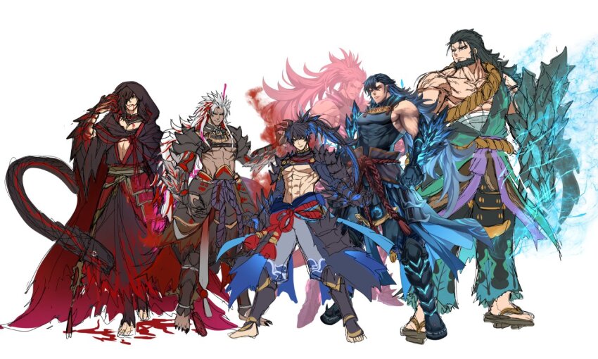 6+boys beard black_hair blue_eyes blue_hair bones_(company) facial_hair godzilla godzilla:_city_on_the_edge_of_battle godzilla:_king_of_the_monsters godzilla:_planet_of_the_monsters godzilla:_the_planet_eater godzilla_(2014) godzilla_(monsterverse) godzilla_(series) godzilla_(shin) godzilla_earth godzilla_evolved godzilla_minus_one godzilla_singular_point godzilla_ultima godzilla_vs._kong godzilla_x_kong:_the_new_empire green_hair humanization king_kong_(series) kurosaki_sasori legendary_pictures long_hair monsterverse multiple_boys muscular muscular_male orange_(company) polygon_pictures ponytail shin_godzilla short_hair size_comparison size_difference tail toho very_long_hair very_long_tail very_short_hair white_hair
