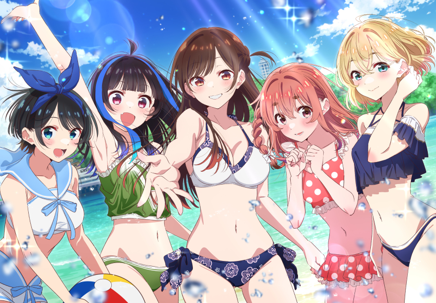absurdres highres kanojo_okarishimasu mizuhara_chizuru nanami_mami official_art sakurasawa_sumi sarashina_ruka