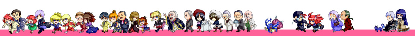6+boys 6+girls absurdres amakusa_juuza beatrice_(umineko) black_hair blonde_hair blue_eyes blue_hair brown_eyes brown_hair cat chibi crown dress frederica_bernkastel frederica_bernkastel_(cat) furudo_erika glasses gouda_toshirou hachijou_ikuko hachijou_tooya hair_bobbles hair_ornament highres holding_hands kanon_(umineko) kumasawa_chiyo long_image multiple_boys multiple_girls nanjou_terumasa necktie no_naku_koro_ni_(series) okonogi_tetsurou orange_hair ponytail red_hair ronoue_genji running ryukishi07 sakutarou_(umineko) shannon_(umineko) spoilers sumadera_kasumi tsutsui twintails umineko_no_naku_koro_ni ushiromiya_ange ushiromiya_battler ushiromiya_eva ushiromiya_george ushiromiya_hideyoshi ushiromiya_jessica ushiromiya_kinzou ushiromiya_krauss ushiromiya_kyrie ushiromiya_lion ushiromiya_maria ushiromiya_natsuhi ushiromiya_rosa ushiromiya_rudolf walking wheelchair white_hair wide_image