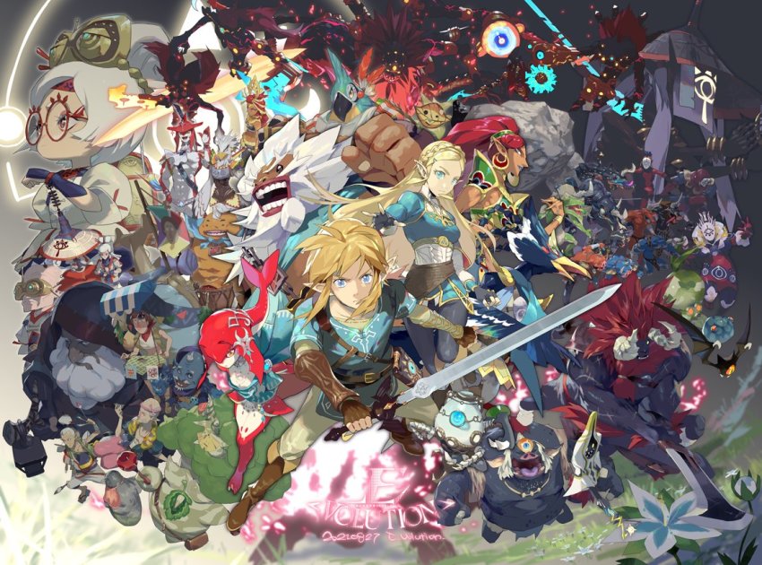 artist_name beard beedle big_hair blonde_hair blue_eyes blue_lips blue_tunic bokoblin bolson_(zelda) bracer braid crown_braid cyclops daruk dated e_volution earrings everyone eye_symbol facial_hair fingerless_gloves fish_girl flower forehead_tattoo ganondorf gauntlets gerudo glasses gloves goggles goggles_on_head goron guardian_(zelda) hestu hinox holding holding_sword holding_weapon hood hoop_earrings hyrule_warriors:_age_of_calamity impa jewelry keese kohga korok link lipstick lizalfos long_hair long_nose looking_at_viewer makeup mask master_sword mipha moblin monster muscular muscular_female neck_ring nintendo octorok old_man_(zelda) one-eyed paintbrush paya_(zelda) pointy_ears princess_zelda purah purah_(young) red_hair revali rhoam_bosphoramus_hyrule riju rito robbie_(zelda) sheikah sidon stone_talus sword teba_(zelda) terrako the_legend_of_zelda the_legend_of_zelda:_breath_of_the_wild tunic urbosa weapon white_hair wizzrobe yiga_clan yunobo zora