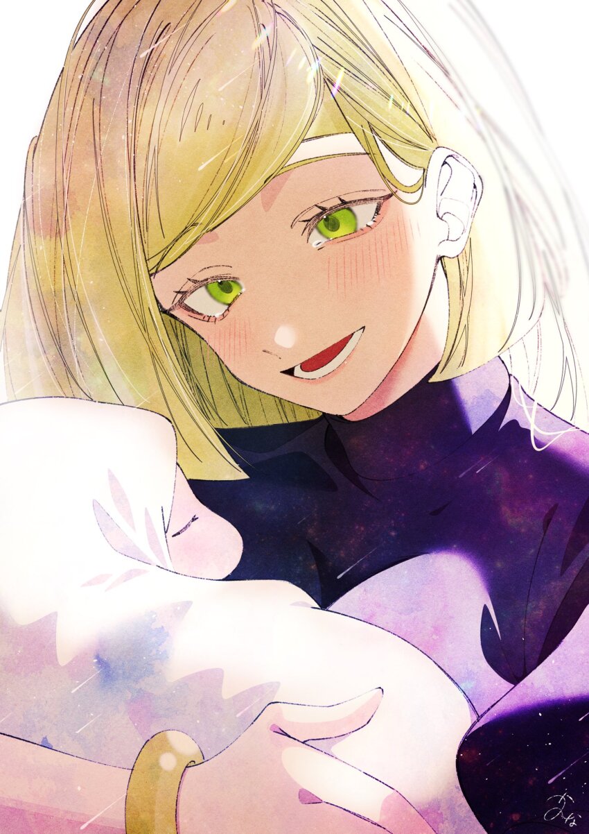 2girls aged_down alternate_costume baby blonde_hair blush carrying_baby carrying_person creatures_(company) game_freak green_eyes happy_tears highres kana_(kanna_runa0620) lillie_(pokemon) lower_teeth_only lusamine_(pokemon) mother_and_daughter multiple_girls nintendo open_mouth pokemon pokemon_(anime) pokemon_sm_(anime) short_hair tears teeth upper_body