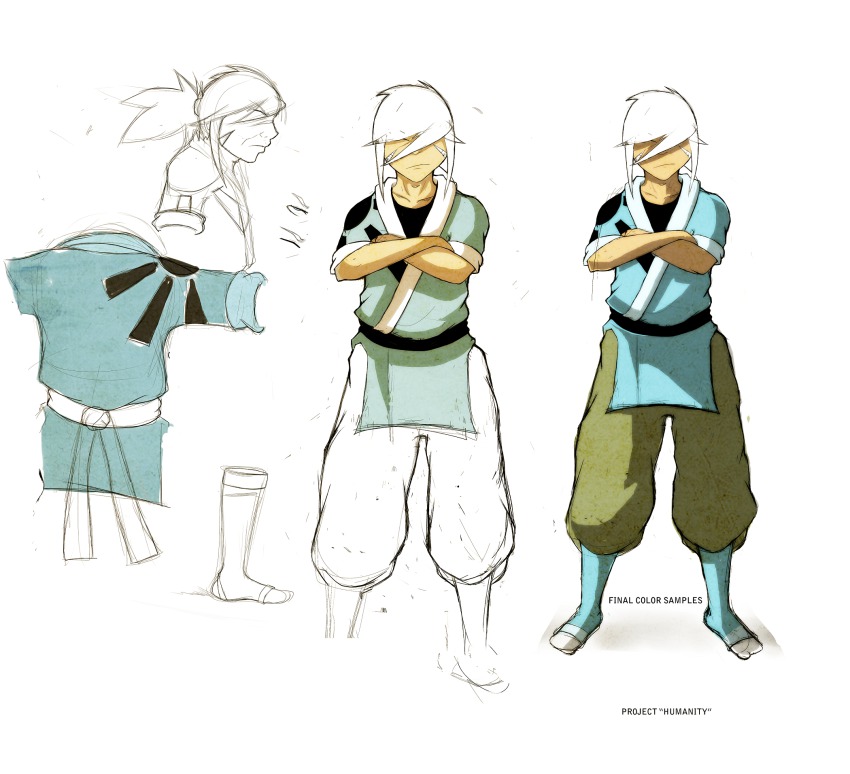 arkayne dougi highres karate_gi samurai tagme wild_hair