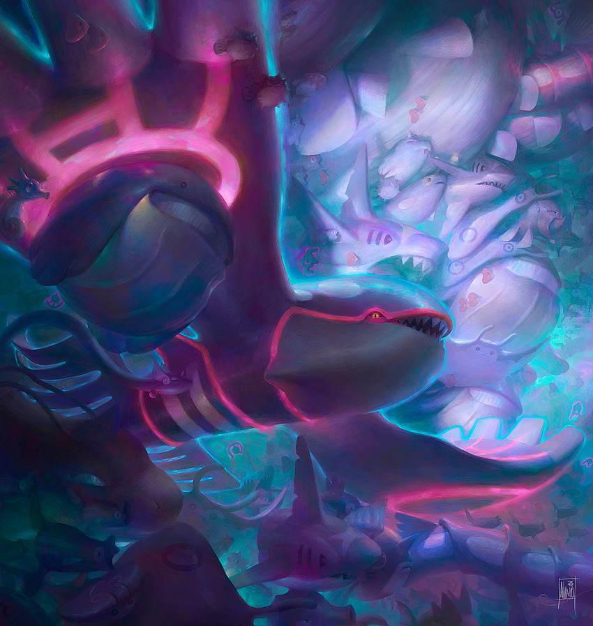 alomomola carvanha commentary creature dark dewgong dragonair dragonite eelektrik english_commentary fish forest-walker gen_1_pokemon gen_2_pokemon gen_3_pokemon gen_4_pokemon gen_5_pokemon gen_6_pokemon gen_7_pokemon gyarados highres horns horsea inkay kyogre legendary_pokemon luvdisc magikarp mantine mantyke nintendo no_humans octillery pokemon pokemon_(creature) qwilfish rayquaza relicanth remoraid sharp_teeth sharpedo single_horn spheal swimming teeth tentacruel tirtouga underwater unown unown_c unown_s wailmer wailord water wishiwashi wishiwashi_(solo)