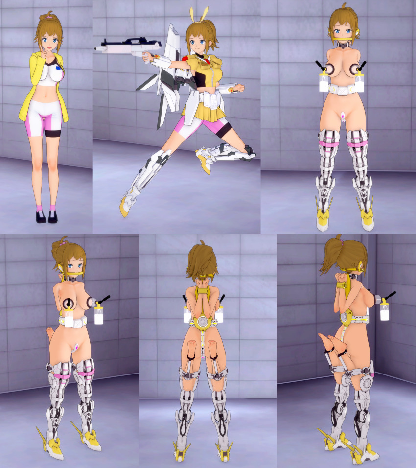 3d absurdres bdsm gundam gundam_build_fighters gundam_build_fighters_try highres hoshino_fumina tagme
