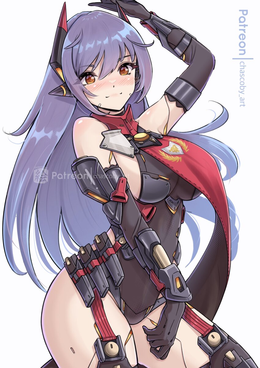 1girl absurdres breasts chascoby highres large_breasts leotard poppi_(xenoblade) poppi_qtpi_(xenoblade) robot_girl solo xenoblade_chronicles_(series) xenoblade_chronicles_2