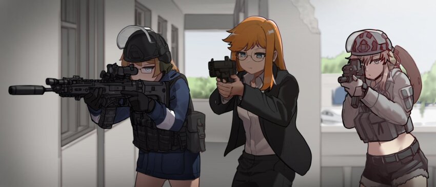 apartment assault_rifle commission fn_scar gugyun_(gugyun_00) gun handgun indie_virtual_youtuber pistol rifle siri_jay tagme weapon whiskey_project