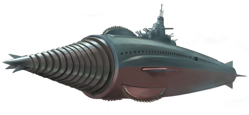 absurdres airborne_aircraft_carrier aircraft aircraft_artillery artillery atragon battleship cannon circular_saw cruiser_submarine directed-energy_weapon drill electronic_particle_cannon energy_cannon energy_weapon flying_submarine full_body godzilla_(series) gotengo gunship highres japan_air_self-defense_force japan_ground_self-defense_force japan_maritime_self-defense_force japan_self-defense_force military military_vehicle mother_ship naval_artillery naval_gun saw ship ship_turret submarine submarine_aircraft_carrier subterrene toho ultra-taf vtol warship watercraft weapon zero_cannon