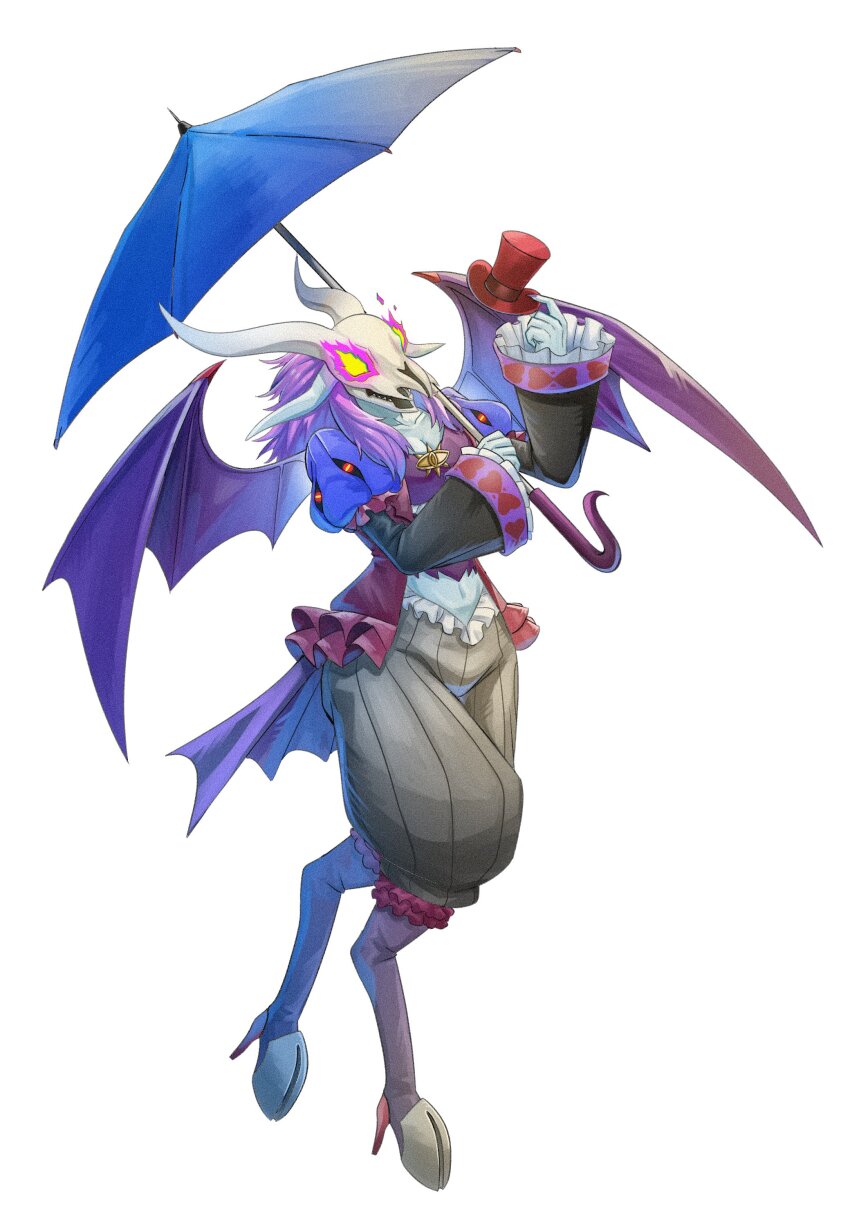 1girl absurdres digimon digimon_(creature) female_focus fire highres mephismon mephismon_x-antibody skull solo